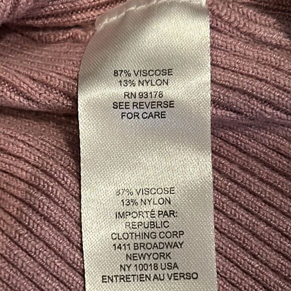 House of Harlow 1960 Two Piece Dress Shrug Set Sweater Truffle Pink S - Picture 9 of 11